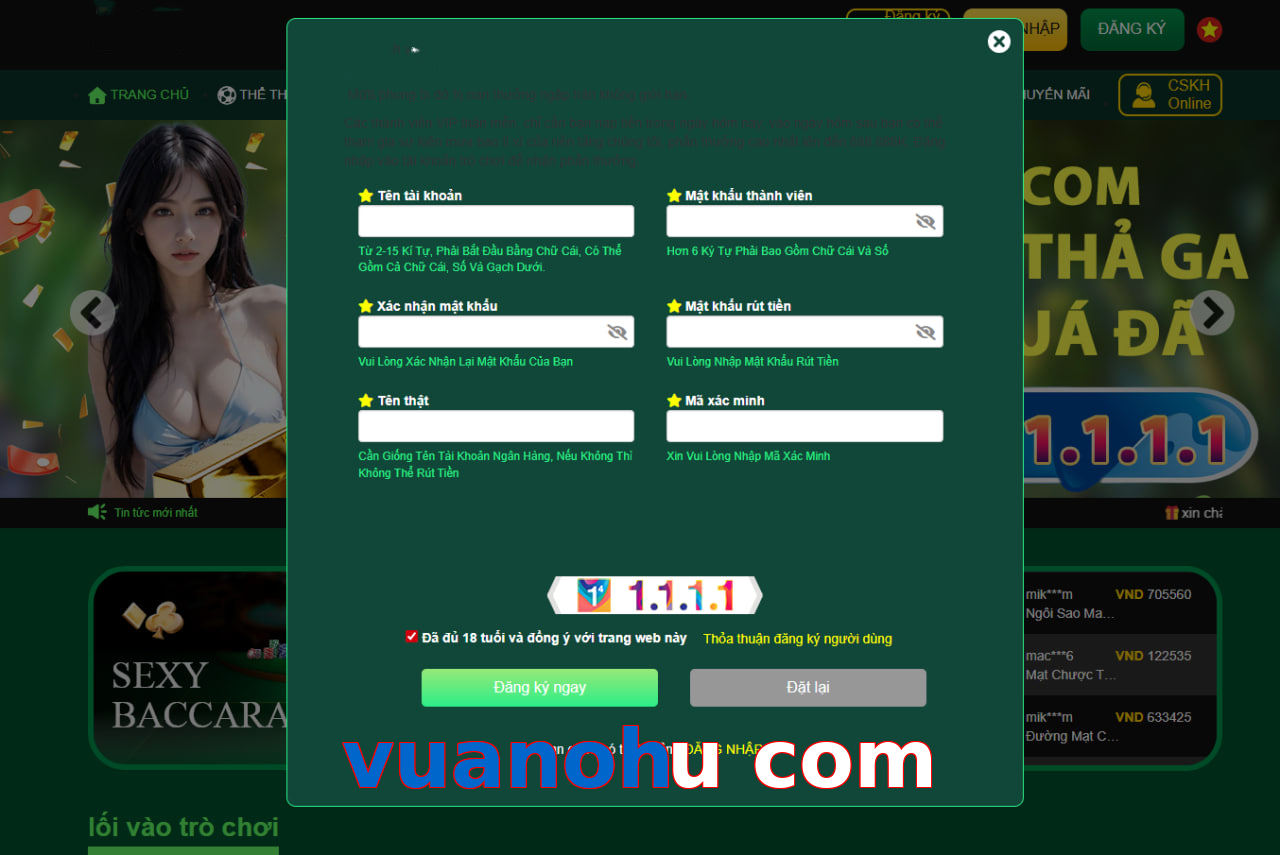 vuanohu com